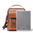 WEIXIER 8642 Vintage Men PU Leather Messenger Bag Multi-pockets Crossbody Shoulder Bag - Light Brown - 4