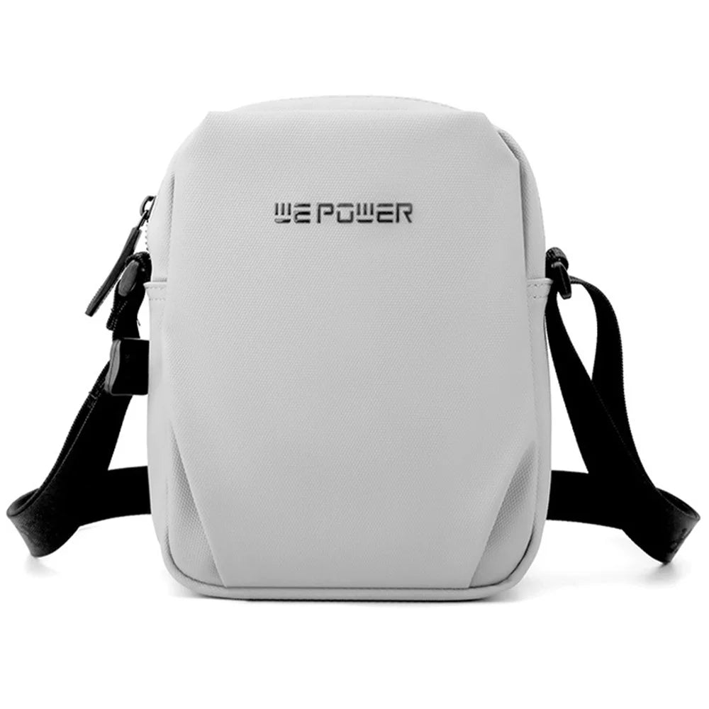 WEPOWER 1241 Waterproof Nylon Mini Crossbody Bag Outdoor Single Shoulder Bag, 15x6x19cm - White - 1
