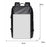 1-2858 31x12x42cm Men's Laptop Backpack Waterproof Leather Film Nylon Cloth Travel Shoulders Bag  - Black - 7