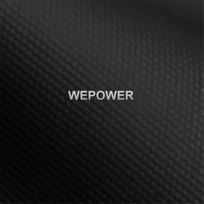 WEPOWER 1261 Travel Backpack Waterproof Nylon Shoulder Bag with External USB Port, 43x13x29cm - Black - 5