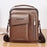 WEIXIER 8602 Fashion Men PU Leather Multi-pockets Crossbody Single Shoulder Bag - Light Brown - 4