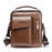 WEIXIER 8602 Fashion Men PU Leather Multi-pockets Crossbody Single Shoulder Bag - Light Brown - 6