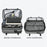 OUTWALK 7705 Compression Travel Backpack Oxford Cloth Men's Laptop Bag Daypack - Light Grey - 5