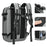 OUTWALK 7705 Compression Travel Backpack Oxford Cloth Men's Laptop Bag Daypack - Light Grey - 7