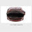 BULLCAPTAIN 400 Men's Crossbody Bag Cowhide Leather Messenger Bag Large Daypack - Coffee - 5