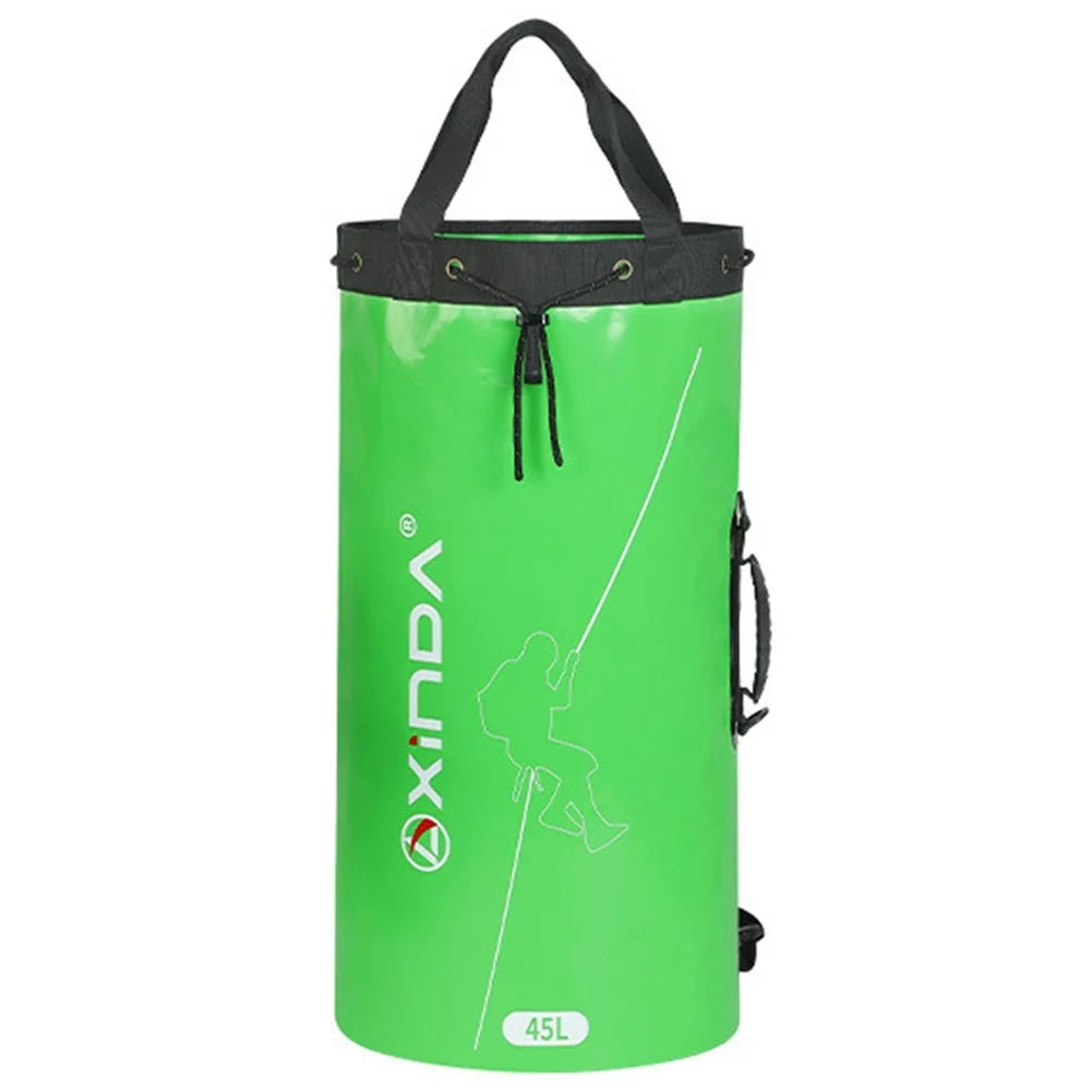 XINDA XD-BAG21 45L Rock Climbing Rope Storage Bag Water Draining Hole Design Hiking Backpack - Green - 1
