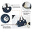 HINDUL Travel Duffel Bag Weekender Overnight Carry On Bag with Shoulder Strap, Size: 30*16*38cm - Dark Blue - 2