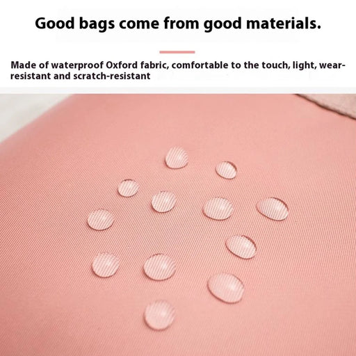 HINDUL Travel Duffel Tote Bag Waterproof Weekender Bags with Trolley Sleeve Size: 44*15*34cm - Pink - 2