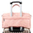 Oxford Cloth Sports Handbag 39x19x21cm Gym Bag Duffle Bag Weekend Overnight Shoulder Crossbody Bag - Pink - 1