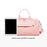 Oxford Cloth Sports Handbag 39x19x21cm Gym Bag Duffle Bag Weekend Overnight Shoulder Crossbody Bag - Pink - 7