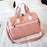 Travel Duffel Bag Waterproof Weekender Bags Gym Tote Bag with Shoe Compartment, Size: 49*22*33cm - Pink - 2