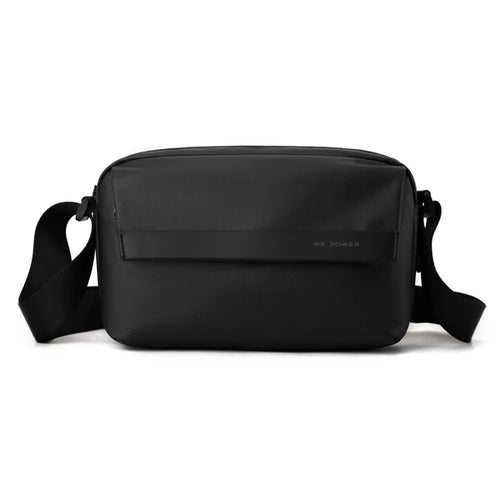 WEPOWER 7670 Men Casual Messenger Bag Waterproof Nylon Small Crossbody Bag - Black - 1