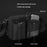 WEPOWER 1862 Men Stylish Casual Messenger Bag Nylon Single Shoulder Crossbody Bag - Black - 2