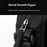 WEPOWER 1862 Men Stylish Casual Messenger Bag Nylon Single Shoulder Crossbody Bag - Black - 6