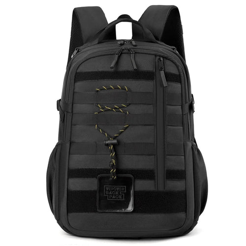 WEPOWER 2127 Outdoor Camping Military Backpack for Men Tactical Nylon Molle Shoulder Bag - Black - 1