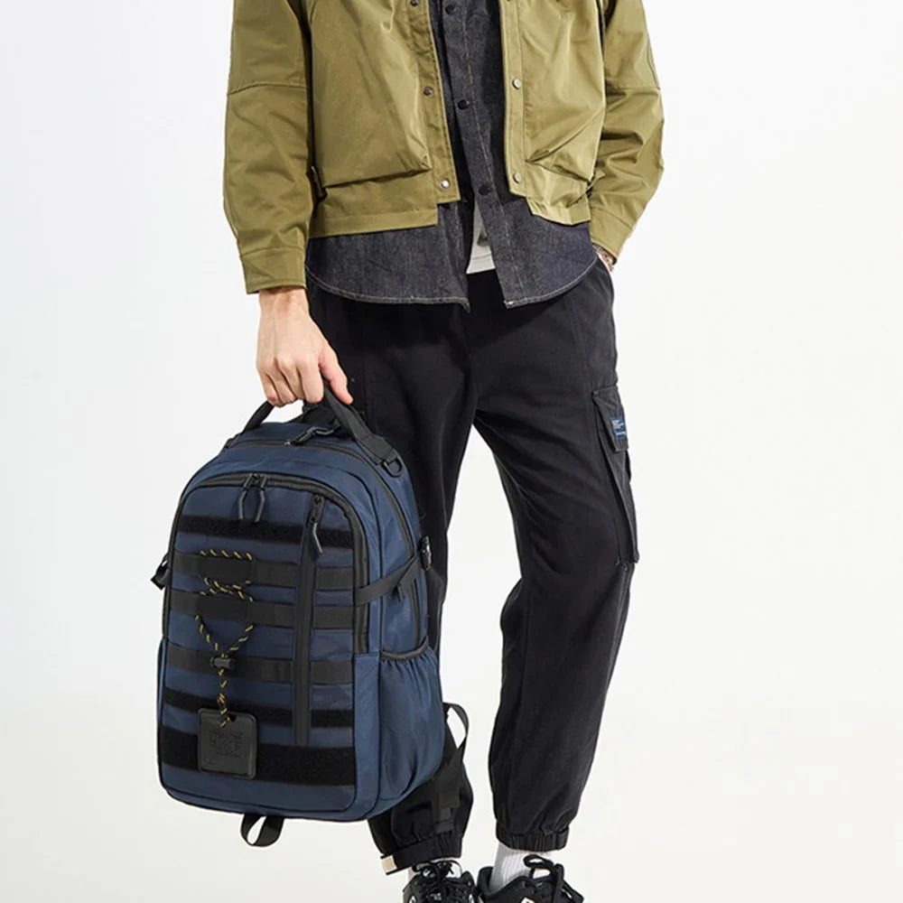 WEPOWER 2127 Outdoor Camping Military Backpack for Men Tactical Nylon Molle Shoulder Bag - Black - 7