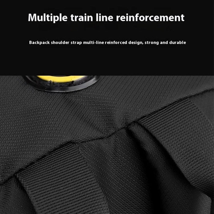 WEPOWER 1790 Men's Crossbody Bag Business Travel Shoulder Bag 20x8x14cm Nylon Waist Pack - Black - 5