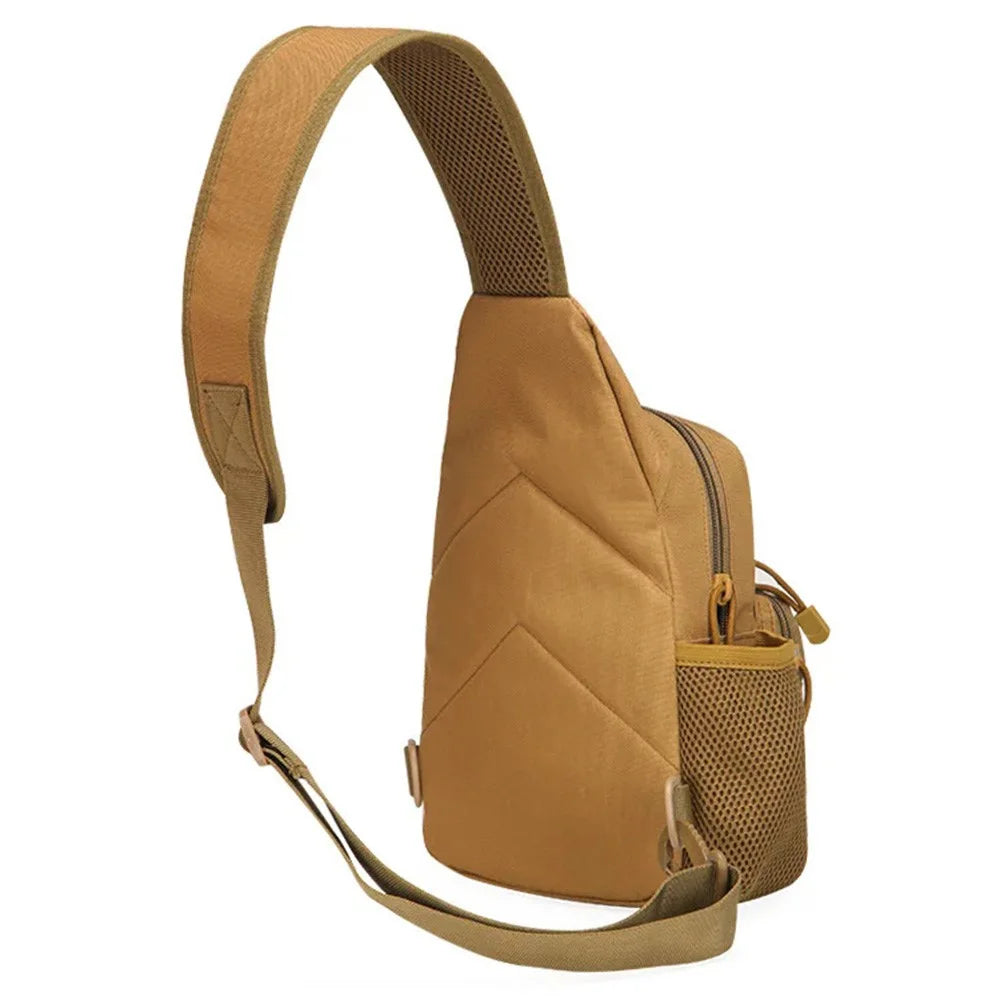 HALIN A14 Military Molle Chest Bag Oxford Cloth Crossbody Sling Bag Daypack - Style A - 3