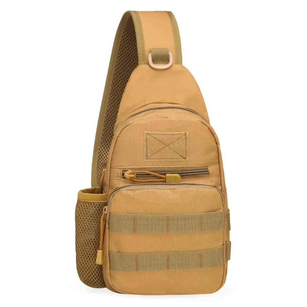 HALIN A14 Military Molle Chest Bag Oxford Cloth Crossbody Sling Bag Daypack - Style A - 5