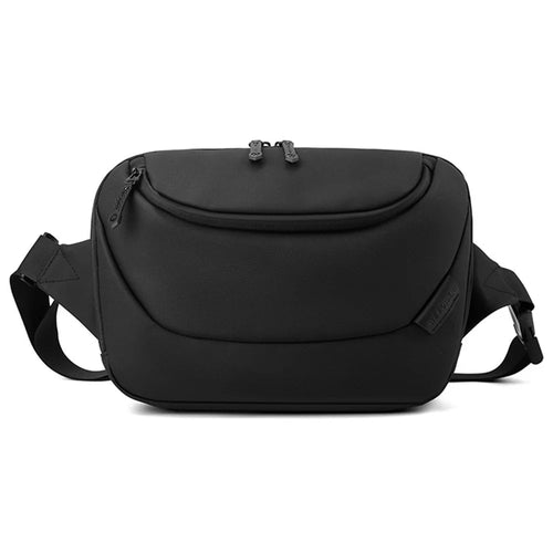WEPOWER 1272 Men Single Shoulder Chest Bag Nylon Waist Pack Casual Crossbody Bag - Black - 1