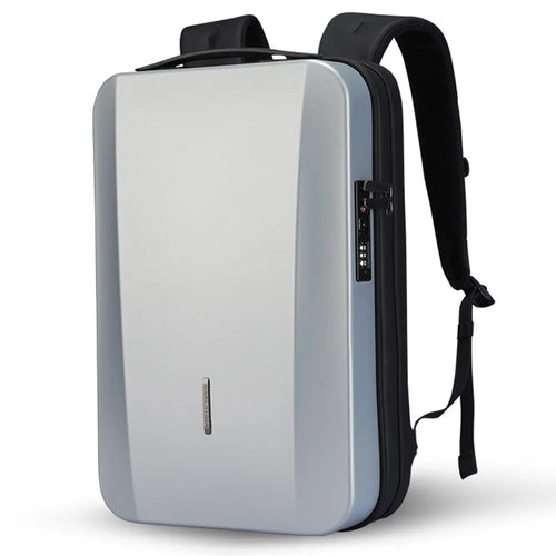 MARK RYDEN MR7917 17.3 inch Laptop Backpack Hardshell Business Travel Backpack with Anti-Theft Lock - Grey - 1