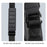 MARK RYDEN MR569 Stylish Men Tote Bag Oxford Cloth Single Shoulder Crossbody Bag - Black - 4
