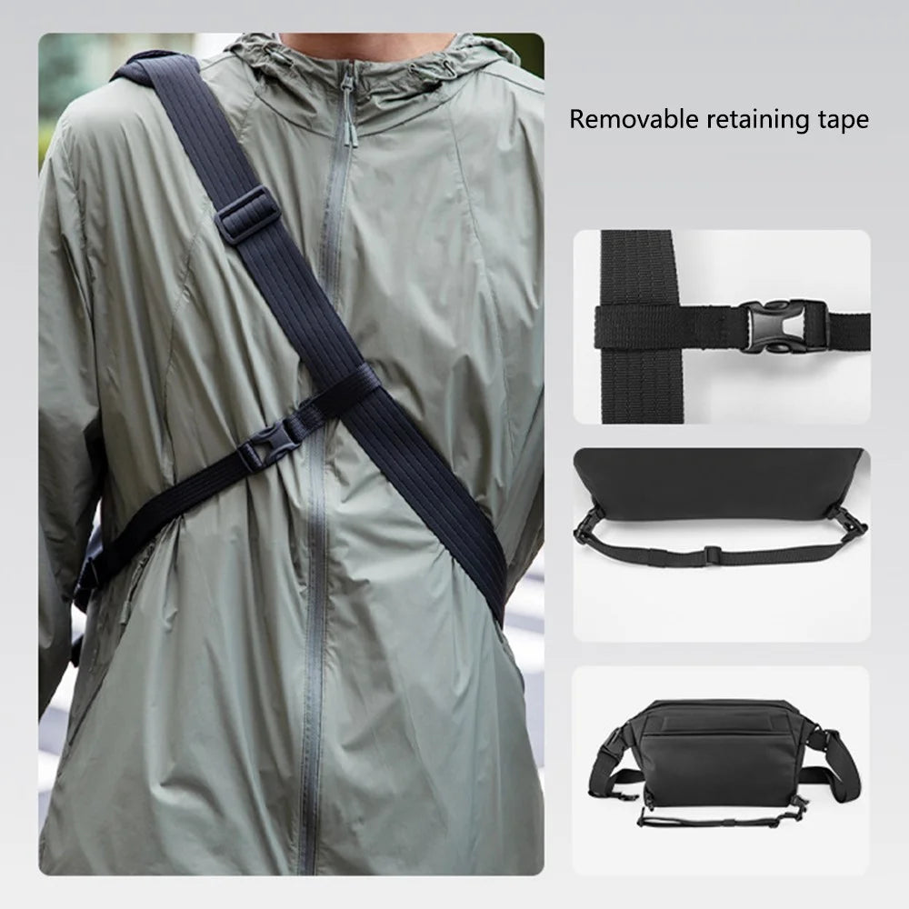 MARK RYDEN MR124 Men's Oxford Cloth Crossbody Bag Messenger Bag Travel Shoulder Bag - 3