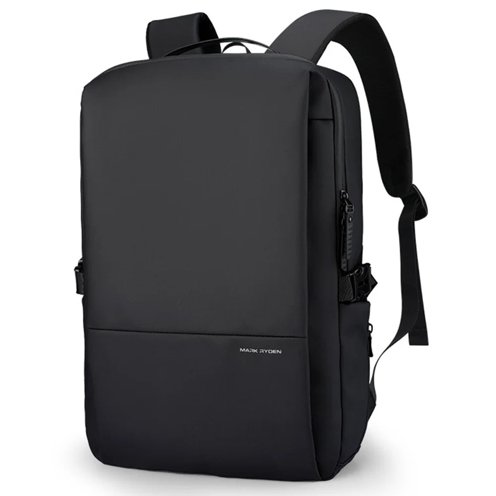 MARK RYDEN MR2422 Men's Travel Backpack Oxford Cloth Laptop Backpack Casual Daypack - Black - 1