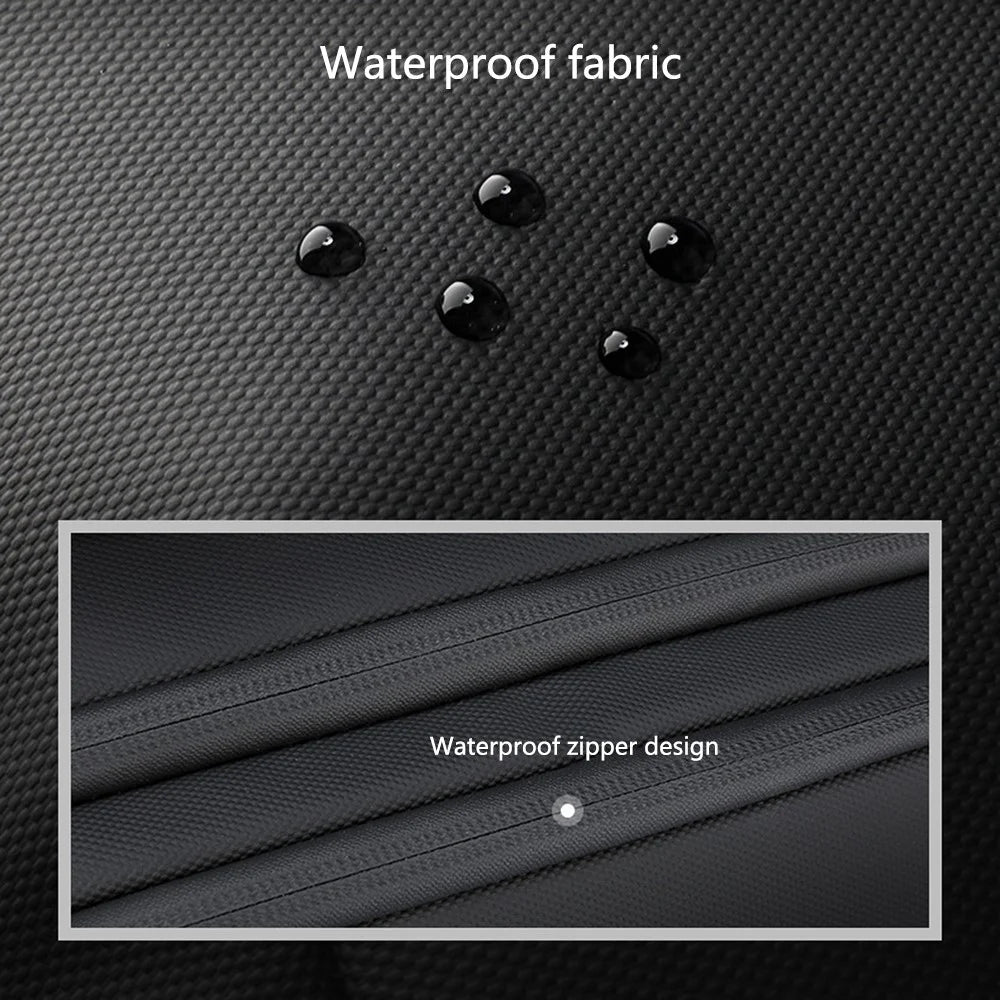 MARK RYDEN MR2493 Stylish Men Travel Backpack Waterproof Oxford Cloth Laptop Daypack - Black - 5