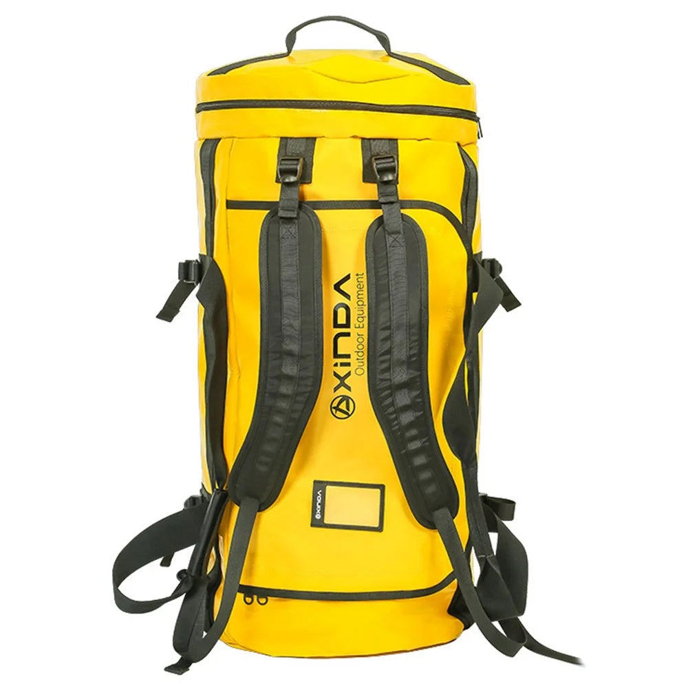 XINDA XD-BAG35 80L Outdoor Climbing Hiking Backpack Travel Luggage Bag Rucksack - Yellow - 1