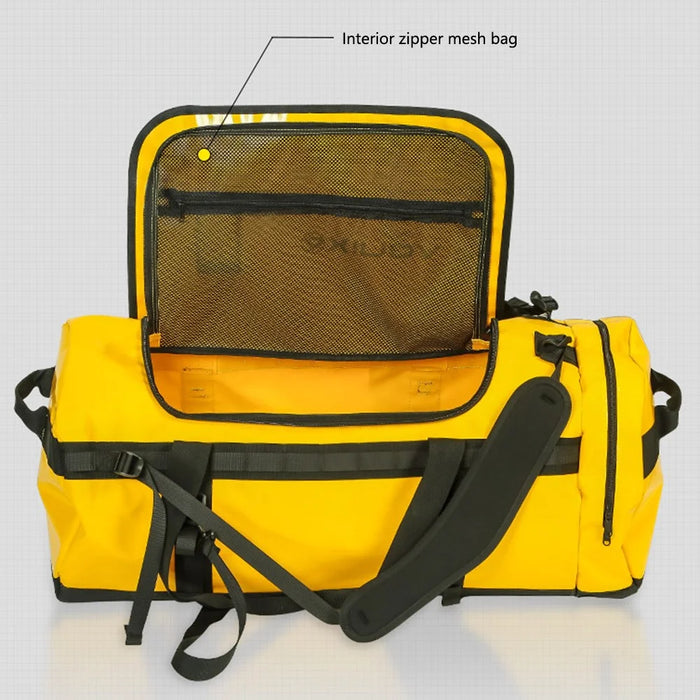 XINDA XD-BAG35 80L Outdoor Climbing Hiking Backpack Travel Luggage Bag Rucksack - Yellow - 3