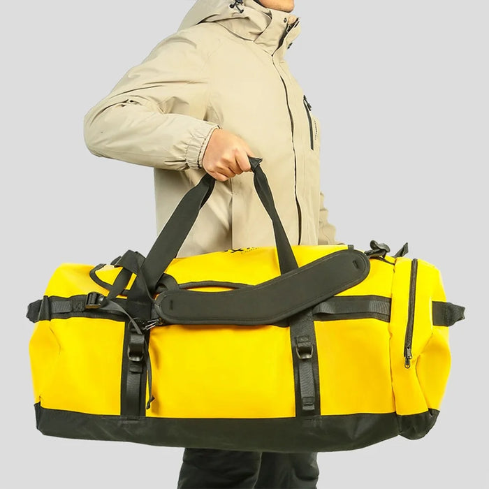 XINDA XD-BAG35 80L Outdoor Climbing Hiking Backpack Travel Luggage Bag Rucksack - Yellow - 7