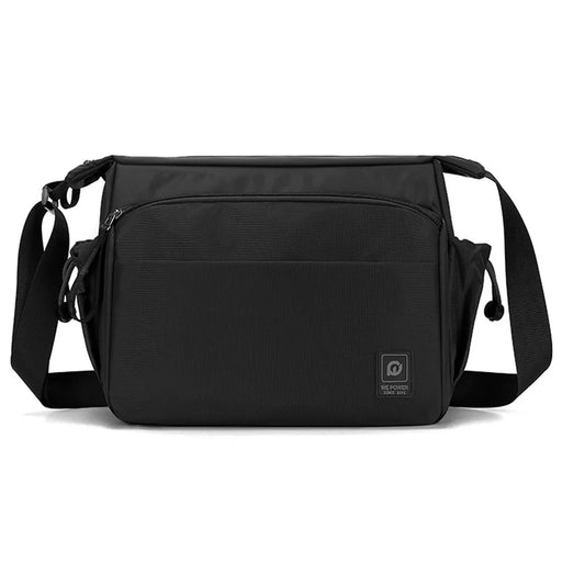 WEPOWER 3026 Men Commuting Casual Nylon Large Capacity Single Shoulder Crossbody Bag - Black - 1