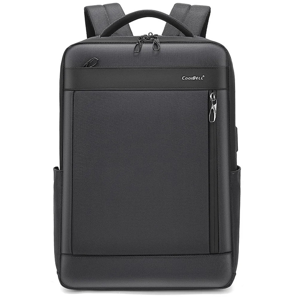 COOLBELL CB-8277 180 Degree Opening Men Business Backpack for 15.6-inch Laptop with USB Charging Port - Black - 2