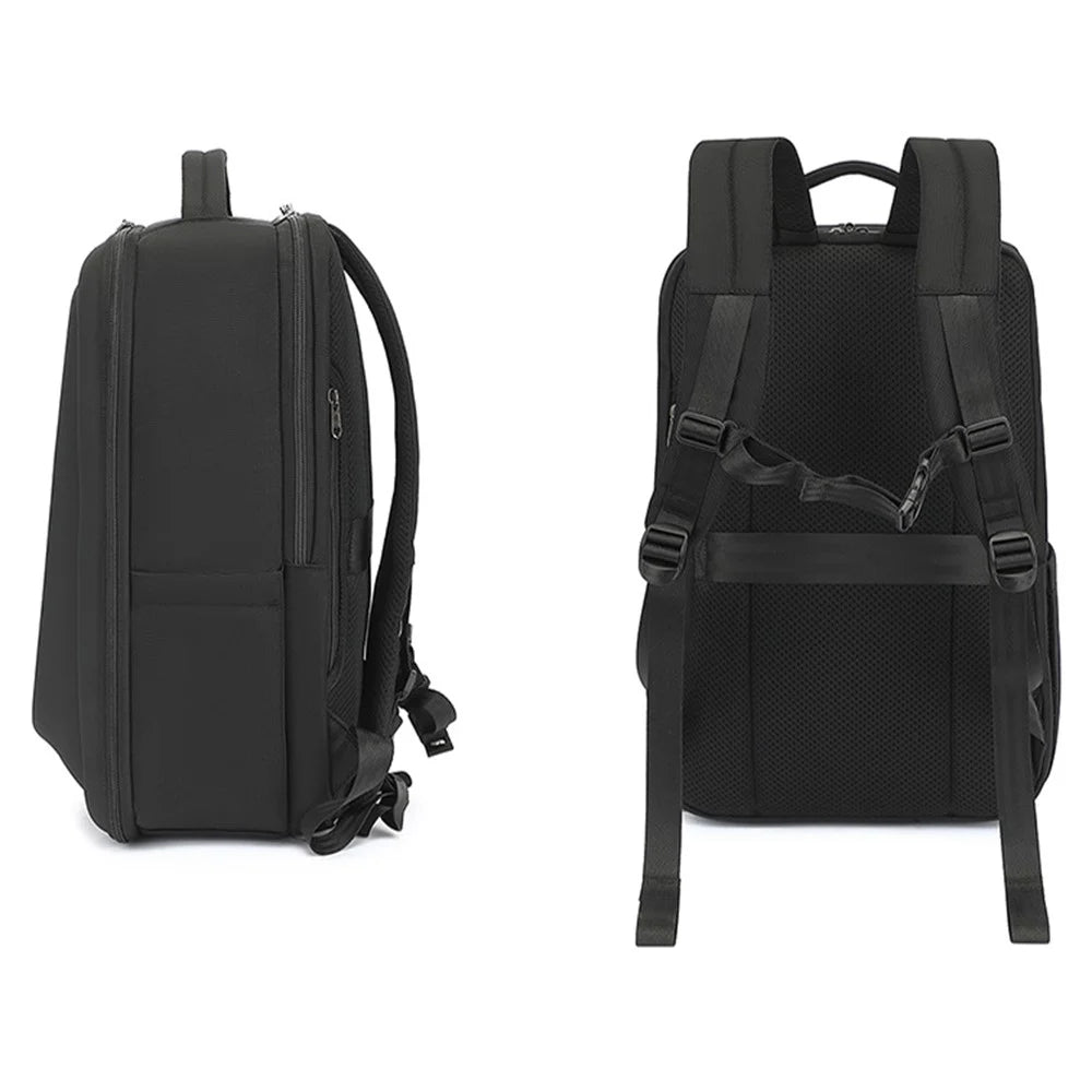 COOLBELL CB-8295 EVA Hard Shell Shoulder Bag Waterproof Business Backpack for 15.6-inch Laptop - Black - 2