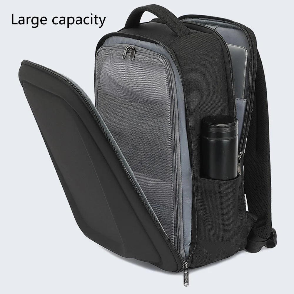 COOLBELL CB-8295 EVA Hard Shell Shoulder Bag Waterproof Business Backpack for 15.6-inch Laptop - Black - 3