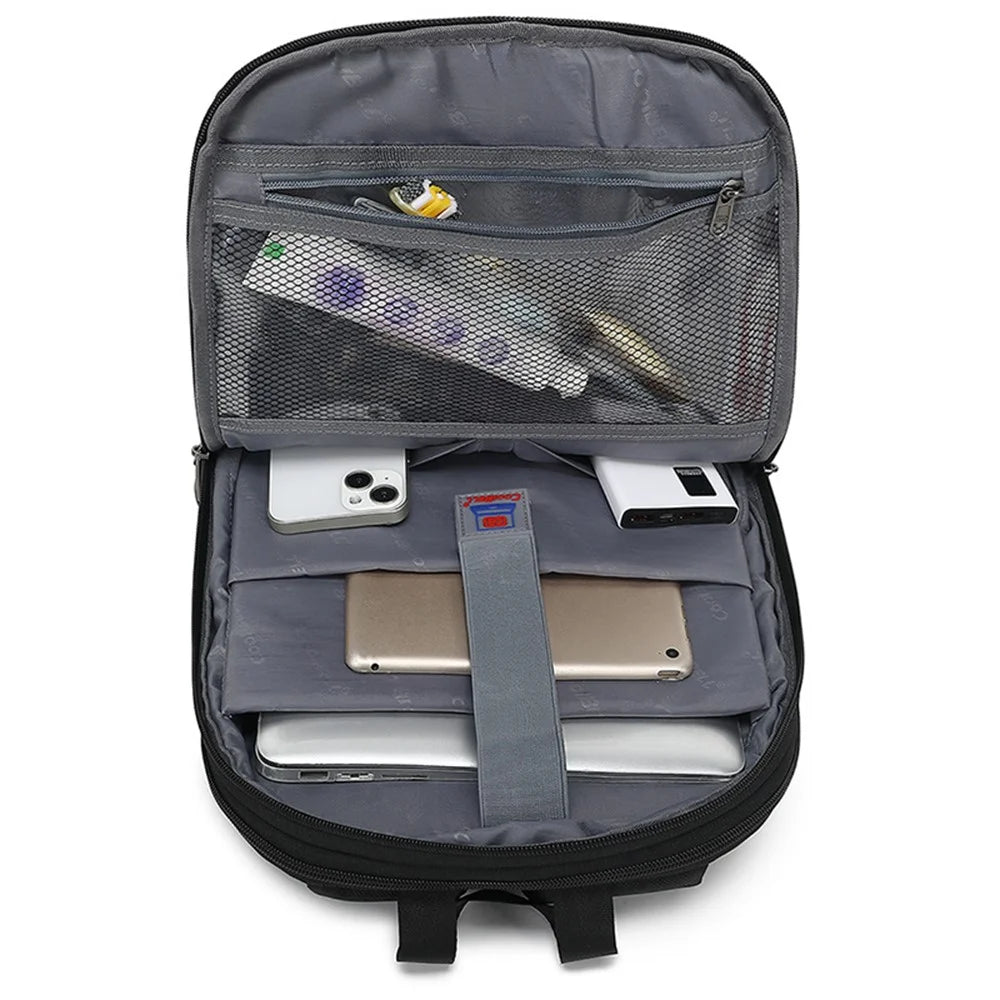 COOLBELL CB-8282 Expandable Capacity Commuting Travel Backpack Anti-Splash Laptop Storage Daypack - 4