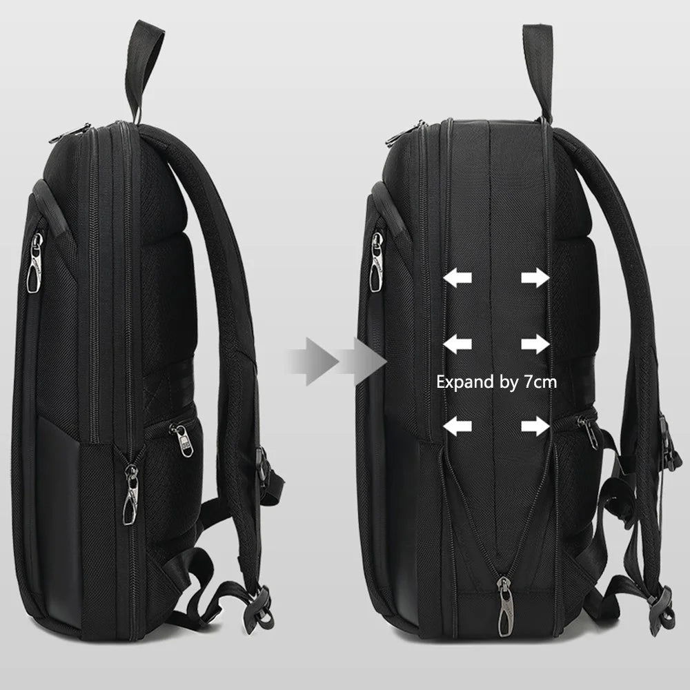 COOLBELL CB-8282 Expandable Capacity Commuting Travel Backpack Anti-Splash Laptop Storage Daypack - 5