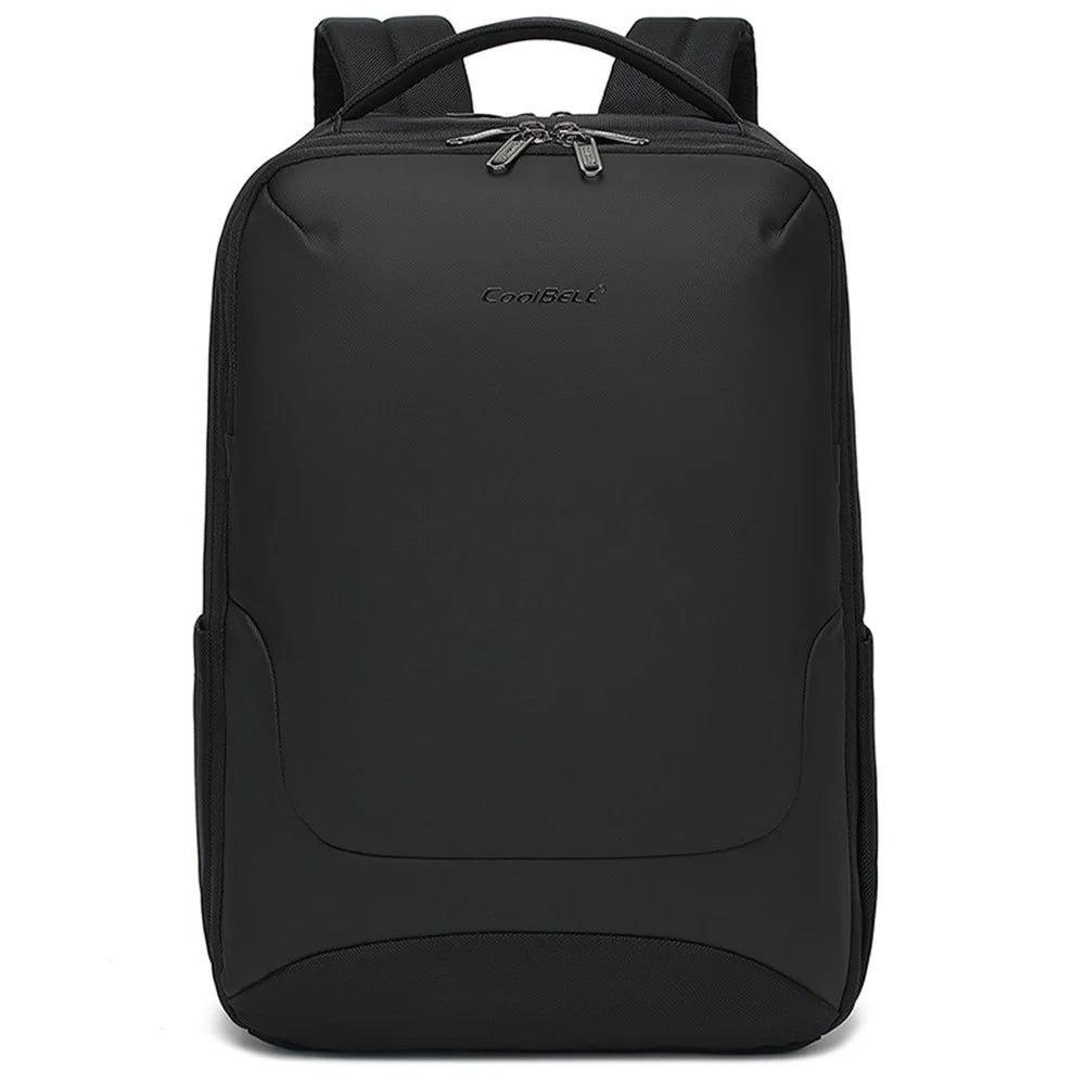 COOLBELL CB-8273 Men Business Travel Backpack Anti-Splash Large Capacity Laptop Dual Shoulder Bag - Black - 1