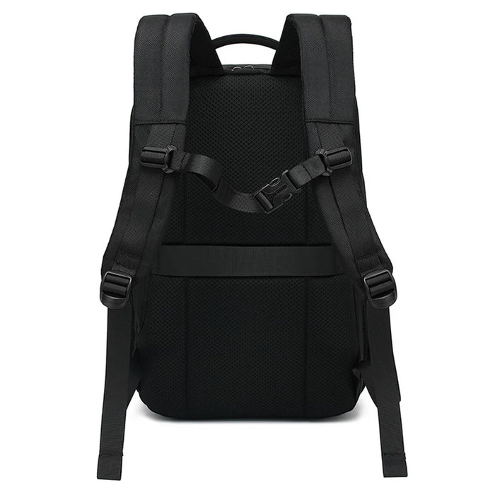COOLBELL CB-8273 Men Business Travel Backpack Anti-Splash Large Capacity Laptop Dual Shoulder Bag - Black - 2