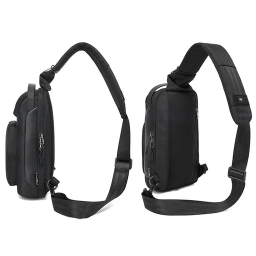 COOLBELL CB-7202 Waterproof Crossbody Bag Men Stylish Chest Pack for iPad 7.9-inch - Black - 2