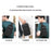 COOLBELL CB-7202 Waterproof Crossbody Bag Men Stylish Chest Pack for iPad 7.9-inch - Black - 4