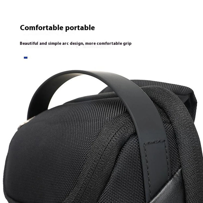 COOLBELL CB-7202 Waterproof Crossbody Bag Men Stylish Chest Pack for iPad 7.9-inch - Black - 6