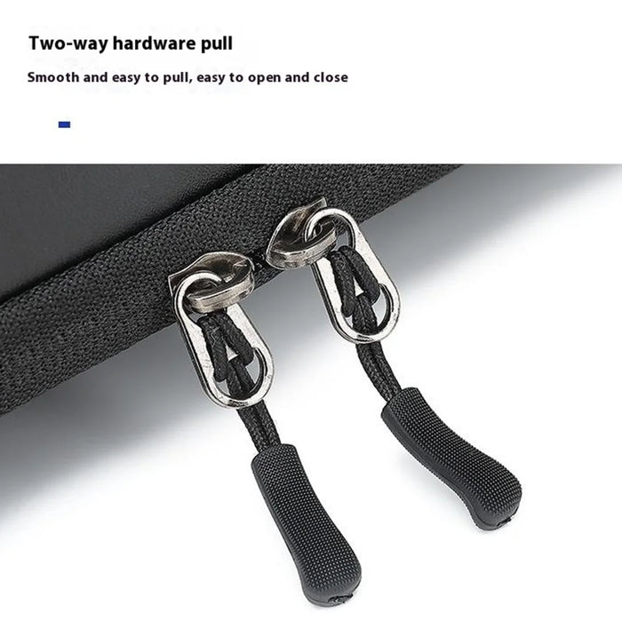 COOLBELL CB-7202 Waterproof Crossbody Bag Men Stylish Chest Pack for iPad 7.9-inch - Black - 7