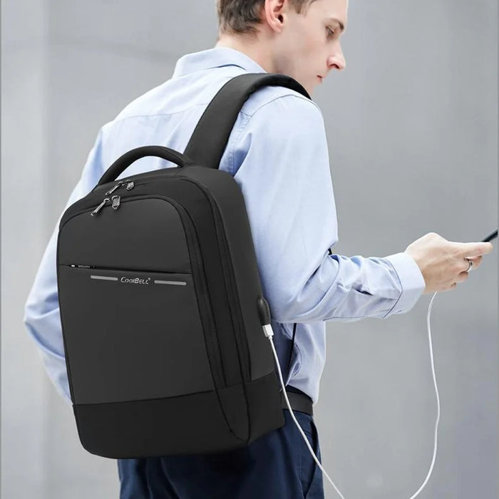 COOLBELL CB-8218 Waterproof Large Capacity 15.6-inch Laptop Backpack with USB Charging Port - 2