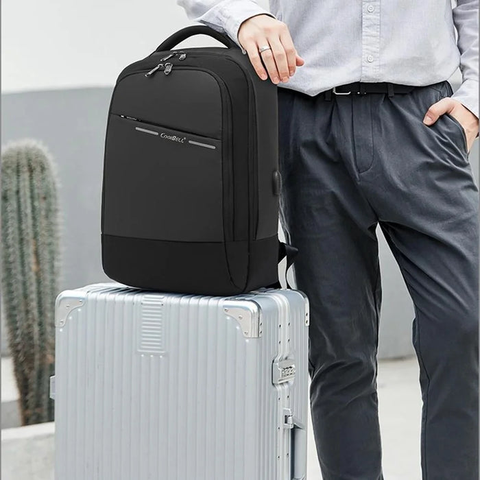 COOLBELL CB-8218 Waterproof Large Capacity 15.6-inch Laptop Backpack with USB Charging Port - 3
