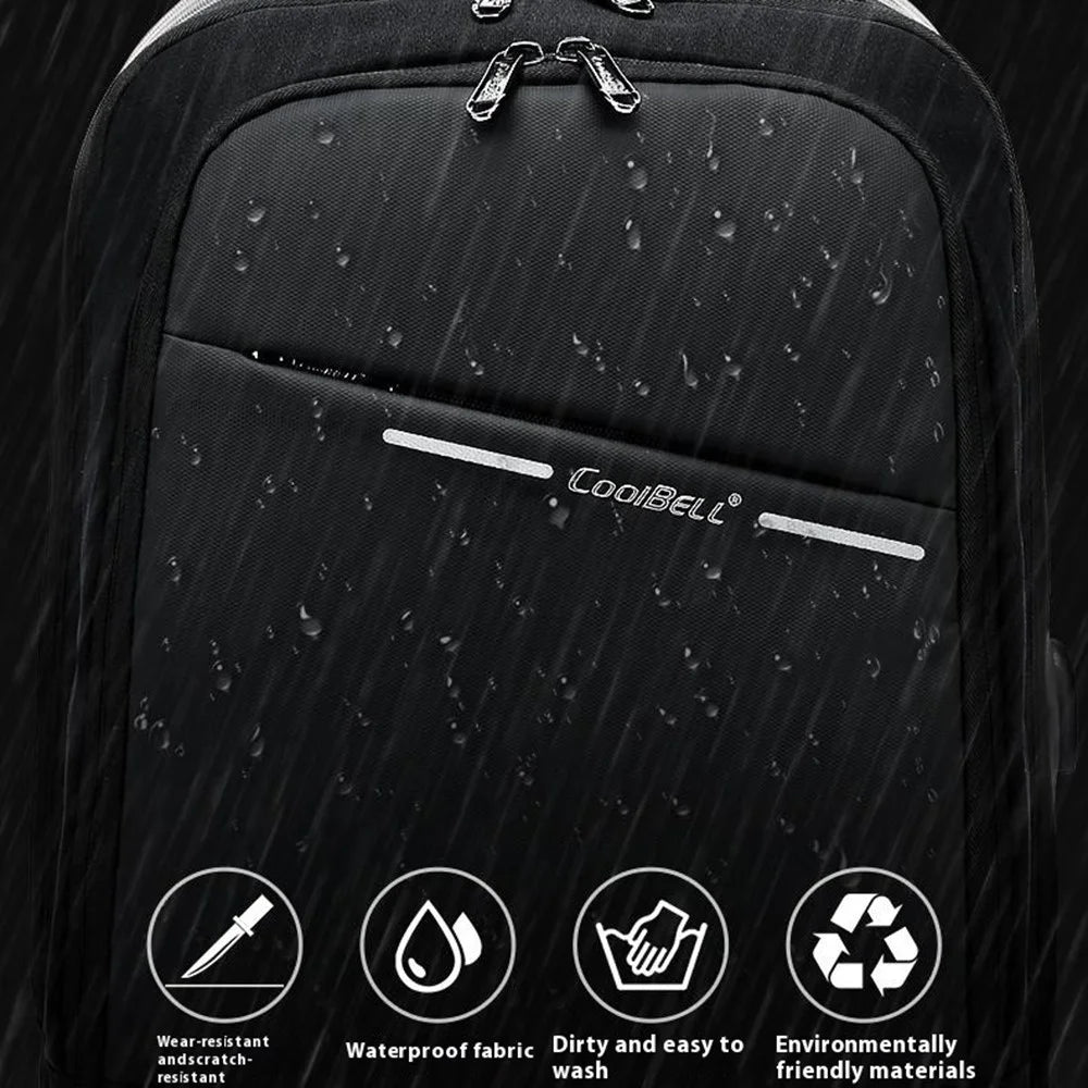 COOLBELL CB-8218 Waterproof Large Capacity 15.6-inch Laptop Backpack with USB Charging Port - 7