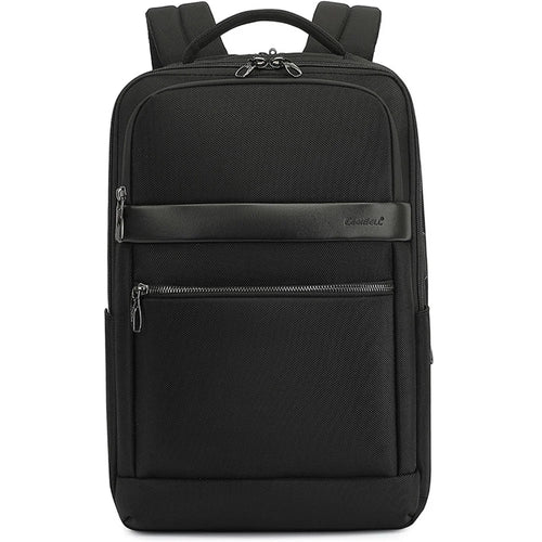 COOLBELL CB-8281 Business Men Shoulder Bag Travel Laptop Backpack with USB Charging Port - Black - 1