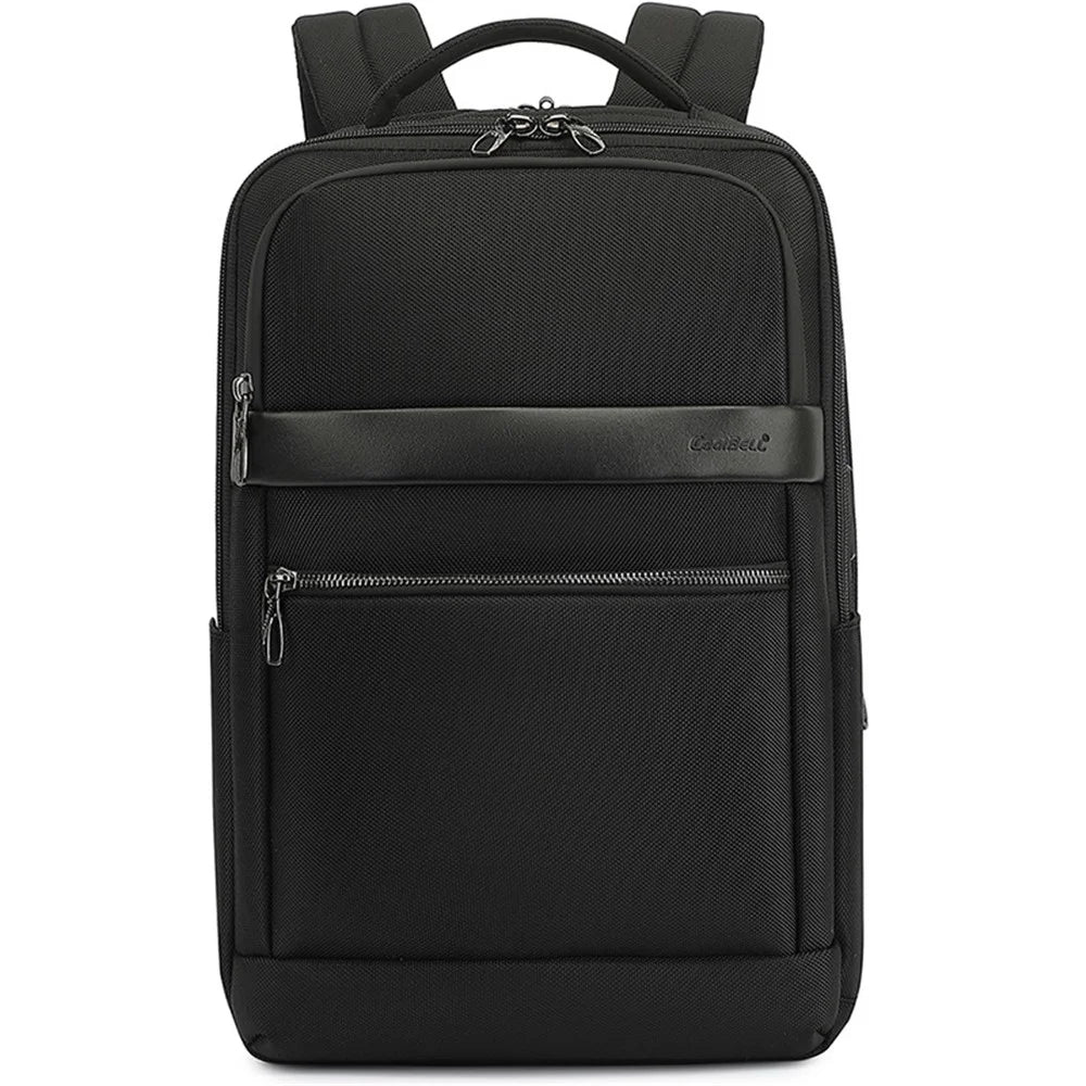 COOLBELL CB-8281 Business Men Shoulder Bag Travel Laptop Backpack with USB Charging Port - Black - 1