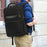 COOLBELL CB-8281 Business Men Shoulder Bag Travel Laptop Backpack with USB Charging Port - Black - 3